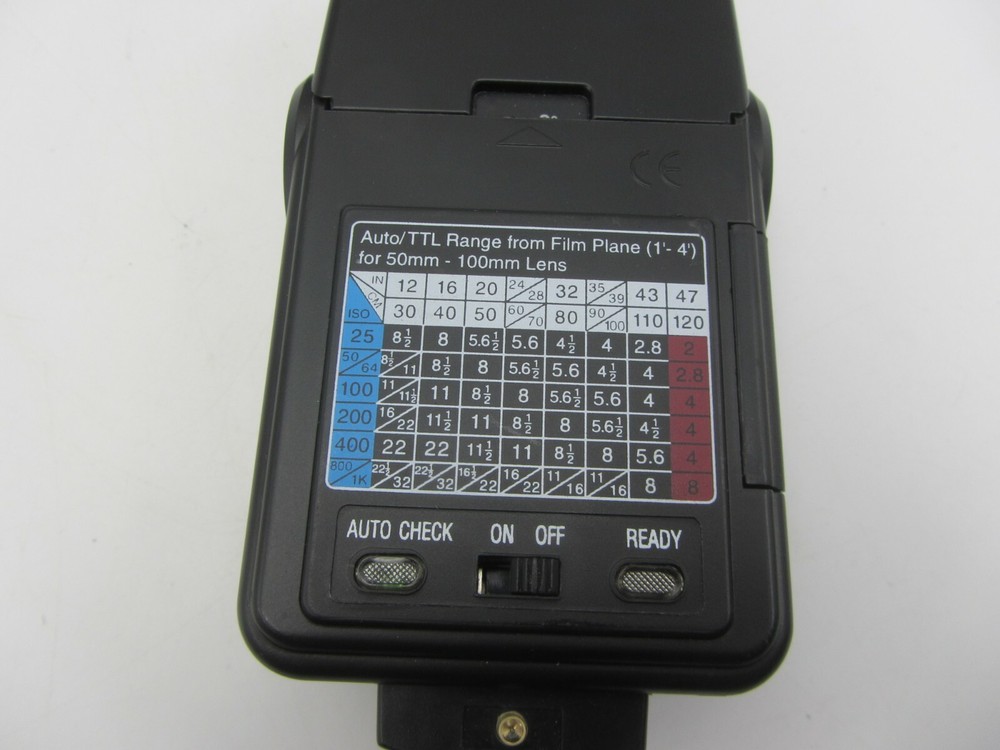 Vivitar Macro Flash Ring 6000AF C Canon Electronic Flash Unit - Tested Working