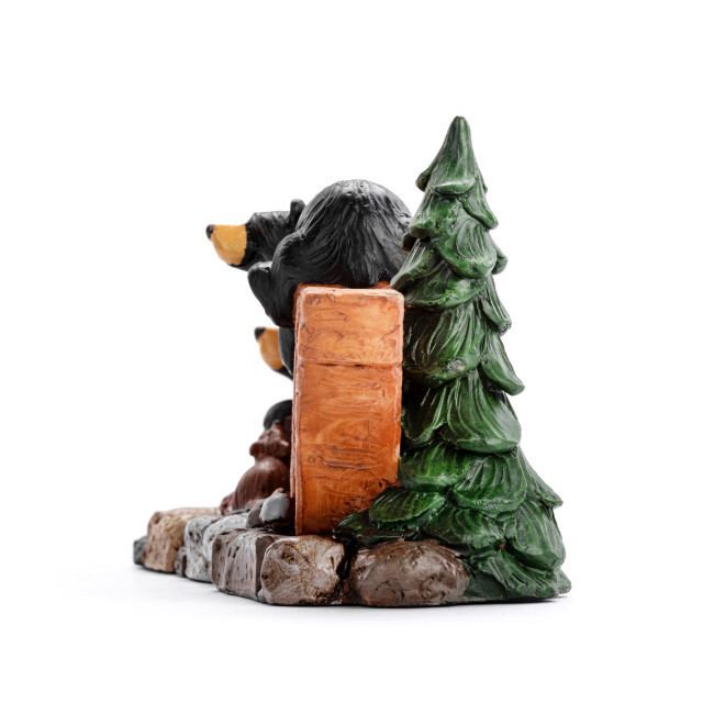 Black Bear "Howdy" by Jeff Fleming Bearfoots Home Office Rustic Decor