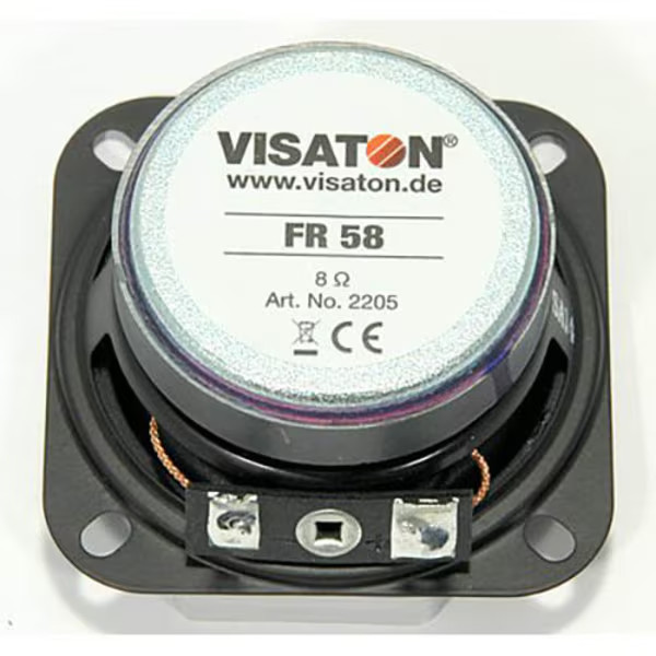 Visaton FR58-8 2-1/4" Full-Range Paper Cone Driver 8 Ohm