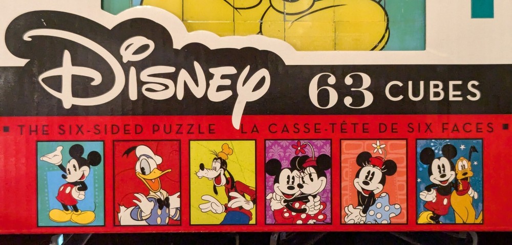 Brainwright Puzzle Blox: Disney 63 Piece 6-Sided Cubes-Makes 6 Different Puzzles