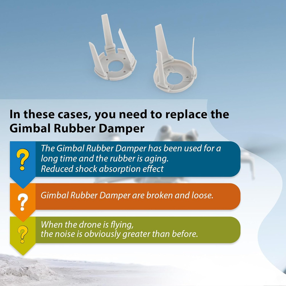 Replacement for DJI Mini 4 Pro Gimbal Shock Absorption Rubber Drones Accessories