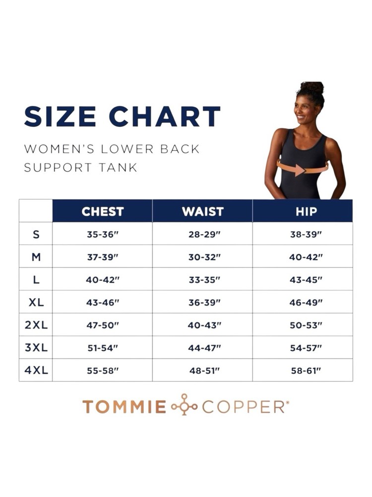 Tommie Copper Women’s Tank LAVENDER With Lower Back Support Size MEDIUM