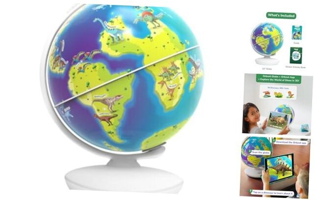 Orboot Dinosaur Toys - Interactive - 50 Dinosaurs - 500+ - Orboot App