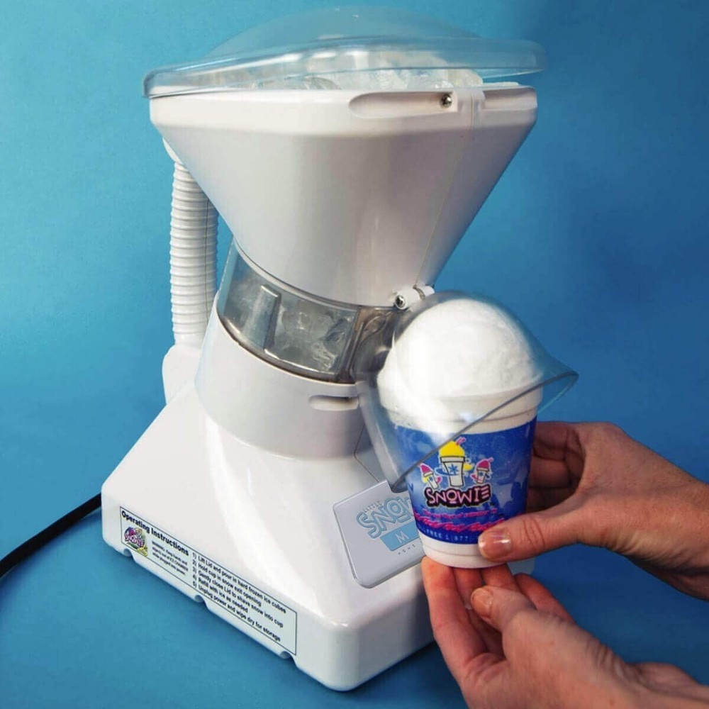 Professional Snow Cone Machine - Premium Shaved Ice Maker with Powder Sticks