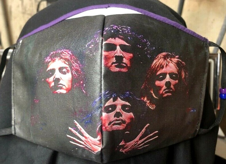 ***QUEEN***   REVERSIBLE Cotton Face mask (handmade)