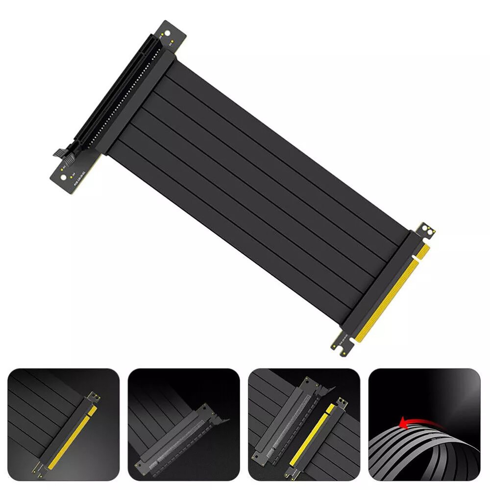 PCIE 16X 3.0 Riser Cable 90 Degree Graphics Card Extension Cable Accessories