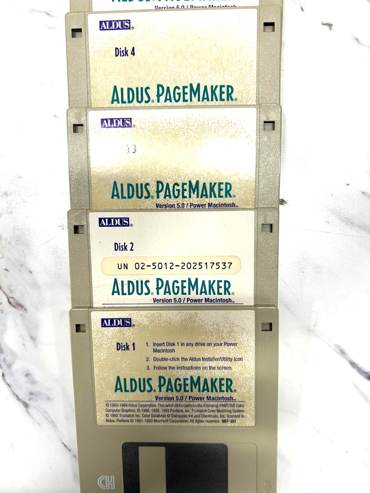 Aldus Pagemaker 5.0 for Power Macintosh Includes S#