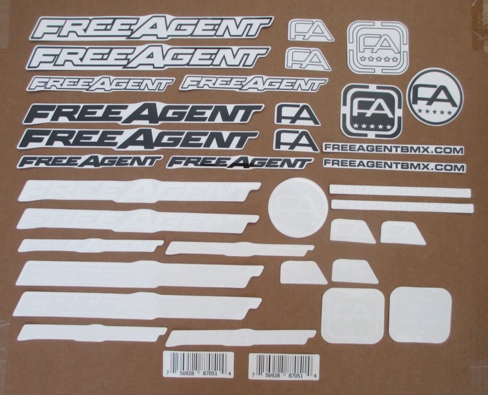 Sticker FREE AGENT FRAME STICKER PACK QUANTITY 34 pieces