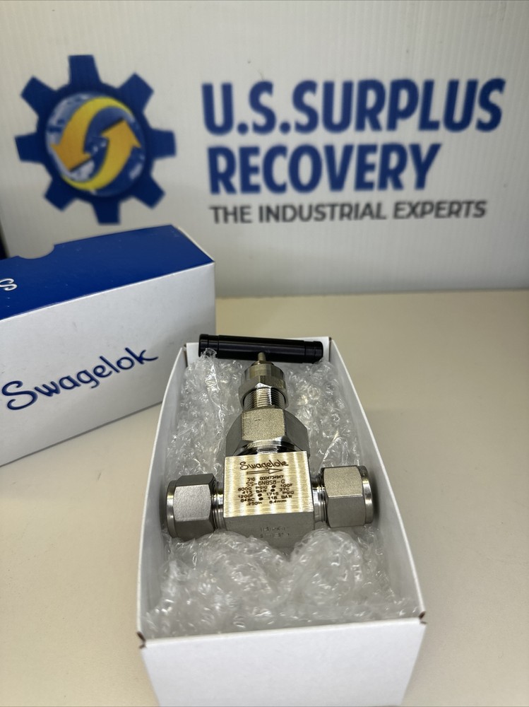 New Swagelok Sever Service Needle Valve 1/2”SS-6NBS8-G  Grafoil Packing
