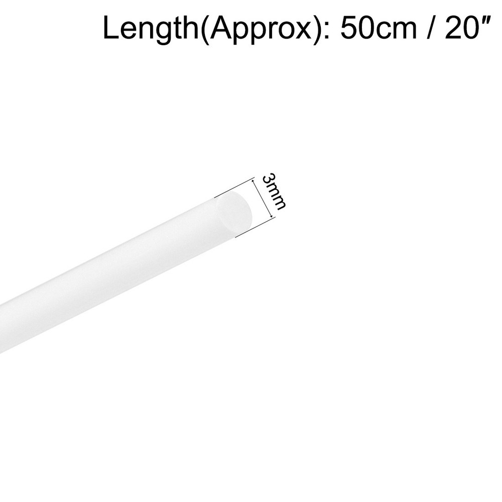 3mm × 20" ABS Plastic Round Bar Rod for Architectural Model Making DIY 3PC
