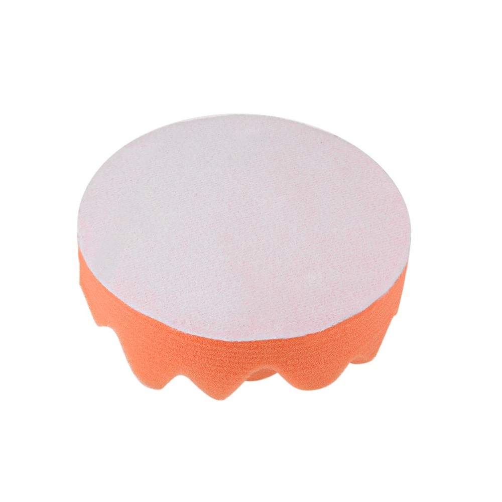 4" Buffing Sponge Pads Drill Polishing Buffer Pad Disc, Hook and Loop Back 3pcs