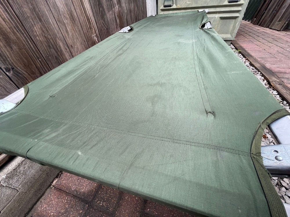 Compact Lightweight FOLDABLE Aluminum Sleeping Cot US Military OLIVE DRAB/FOREST