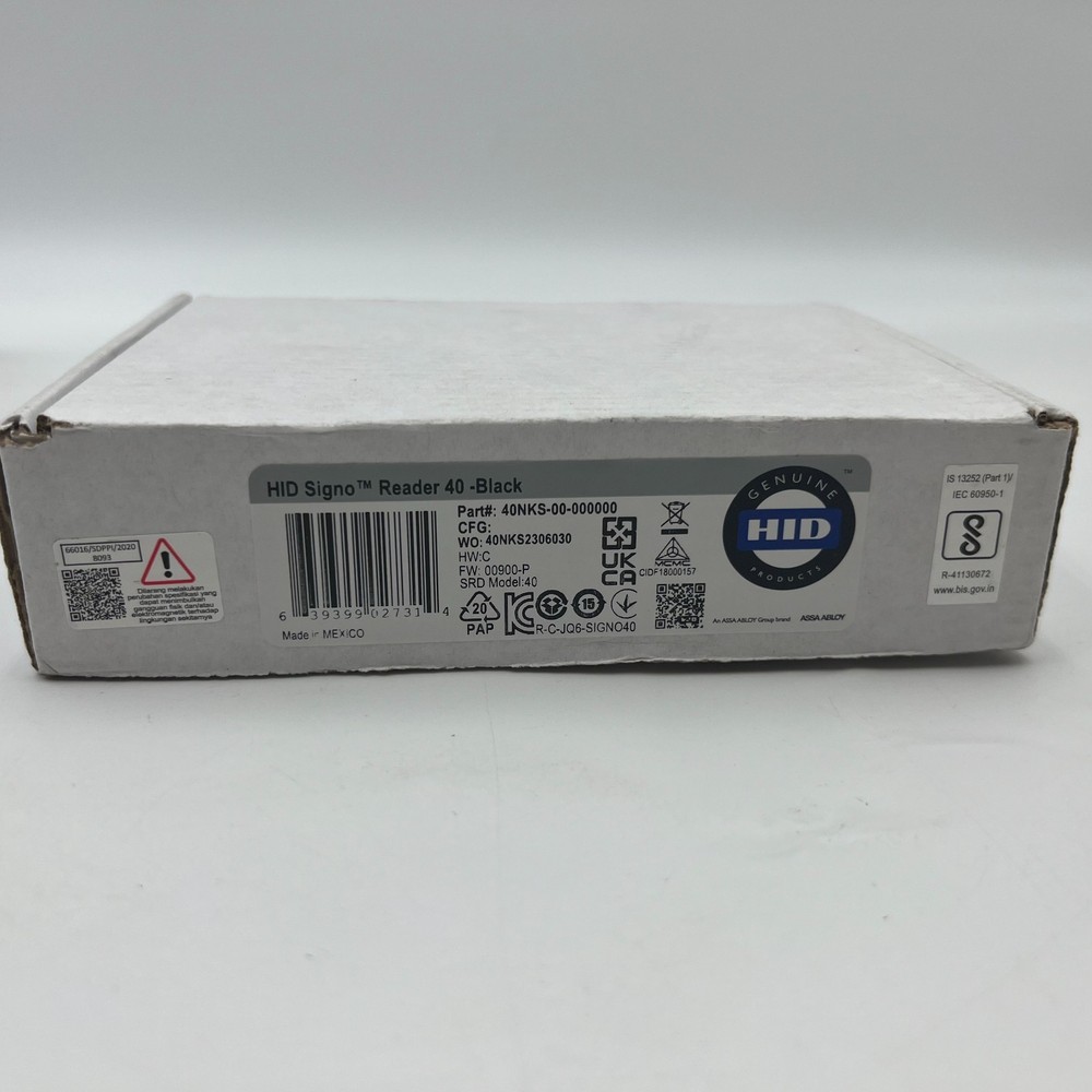 HID 40NKS-T0-000000 Signo Reader 40, Smart Card Reader, Mobile Ready, Black