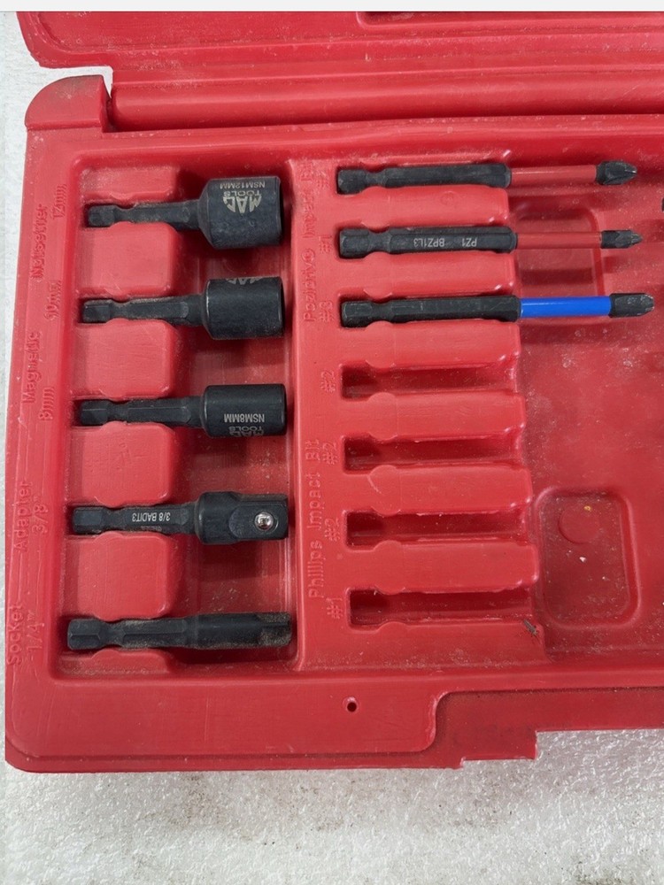 MAC SD33KL 33pc Long Power Bit Set (missing 7pc)