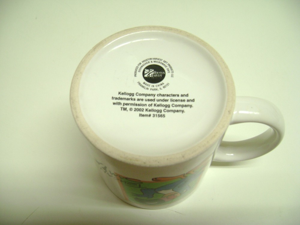Kellogg's Breakfast Character TOUCAN SAM Ceramic Coffee Cup, Color on White