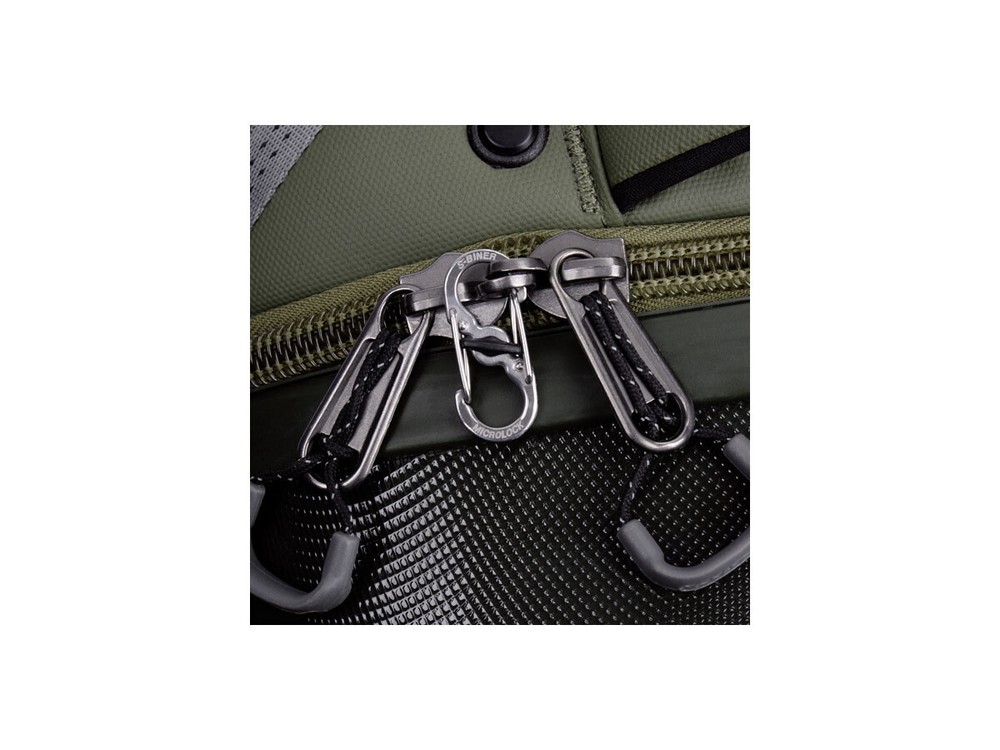 Niteize S-BINER MICROLOCK 2PC SS Stainless LSBM-11-2R3