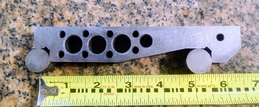 VINTAGE 5" TOOLMAKER BUILT SINE BAR