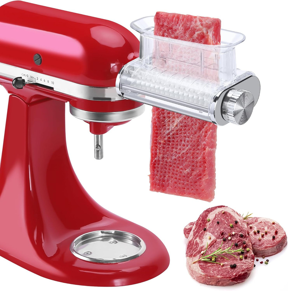 Meat Tenderizer Attachment for Kitchenaid Stand Mixers, 3 Adjustable Thickness,