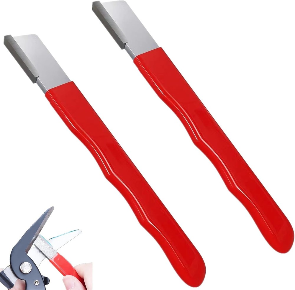 2 Pcs Scissor Sharpener Pruning Tool Sharpener, Garden Tool
