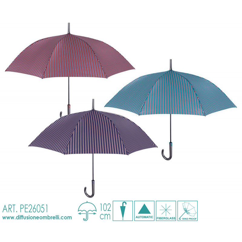 UNISEX AUTOMATIC WINDPROOF PERLETTI UMBRELLA
