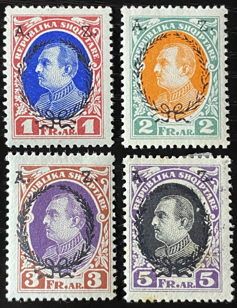 Albania 1927. SC#204 - 207 . Mint HOG