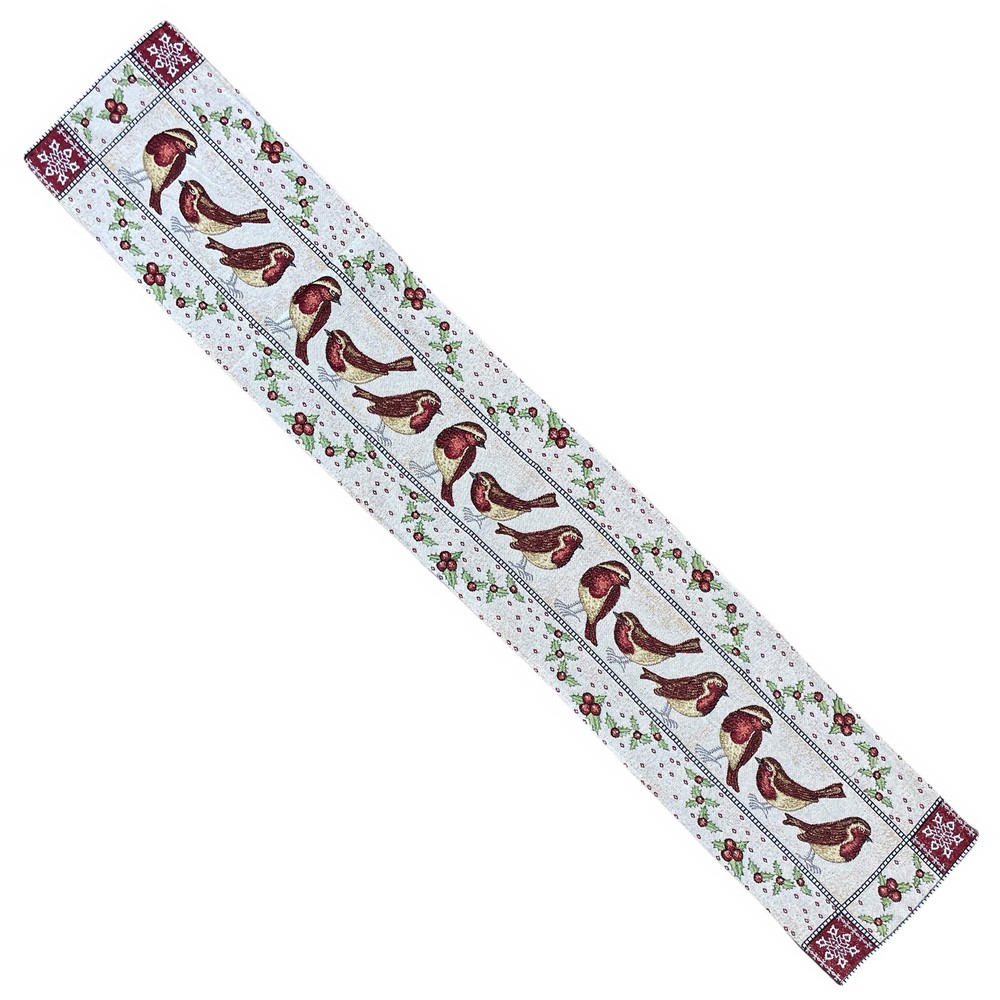 Christmas Holiday Tapestry Runner for Kitchen Dining Table Decoration Size : 13