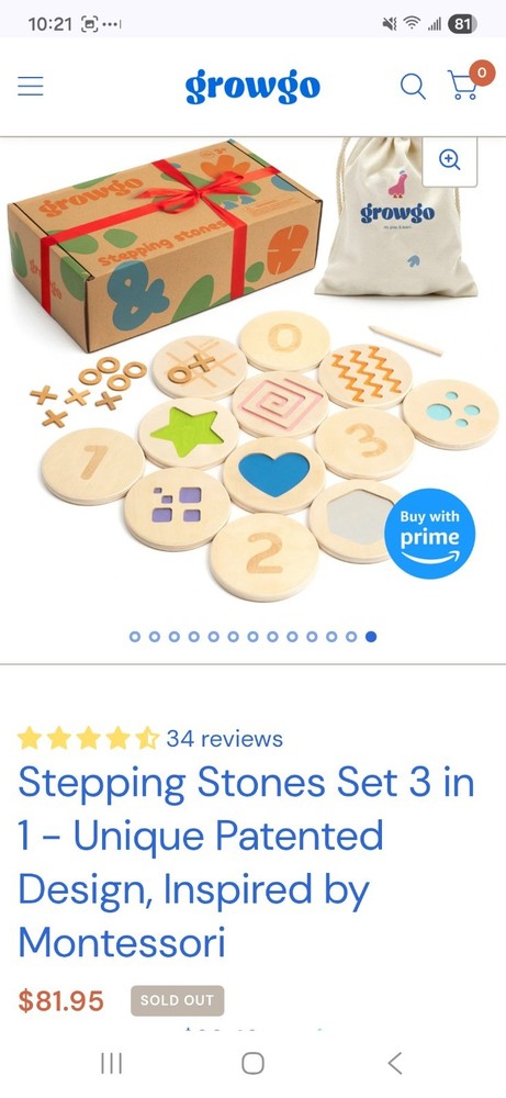Growgo Stepping Stones SOLD OUT