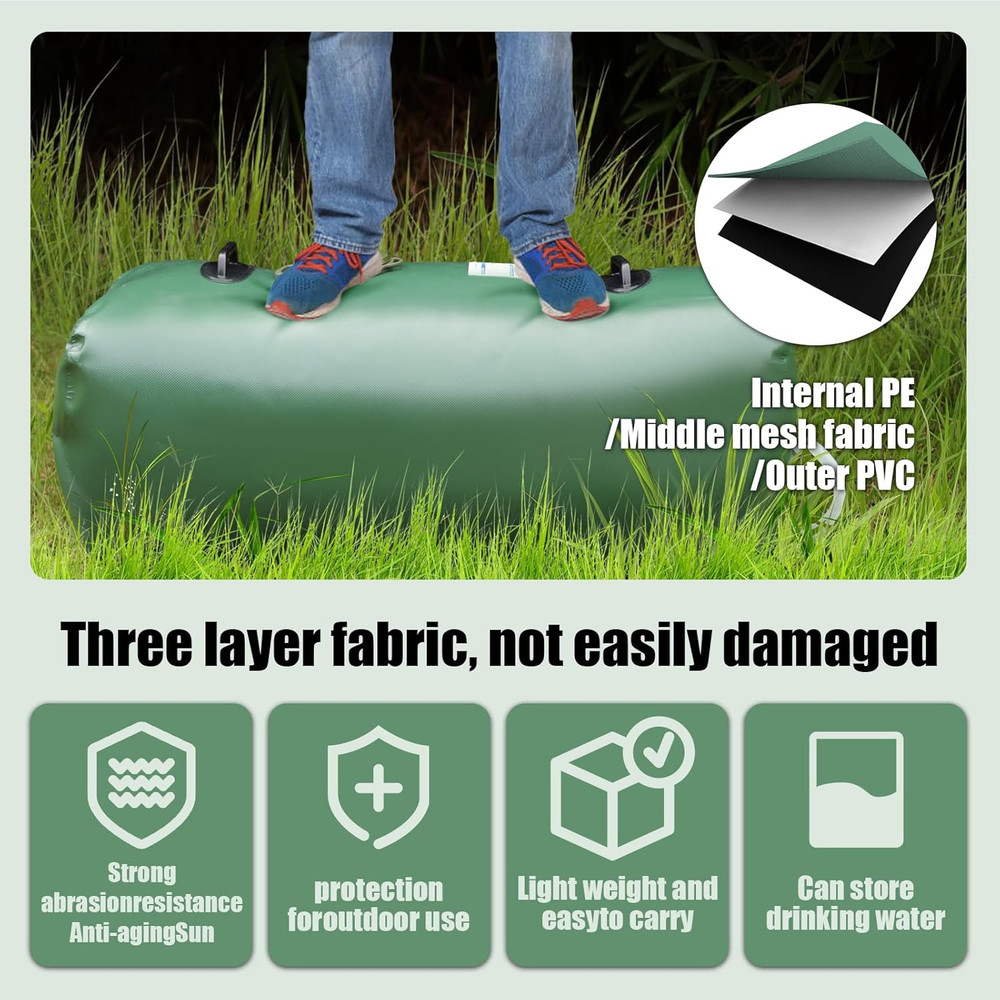 Drinking Water Storage Container,Portable Water Storage Bladder, RV Foldable Wat