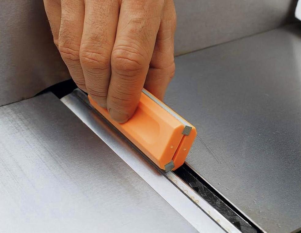 Steelex D1123 Jointer and Planer Sharpener, Orange NEW