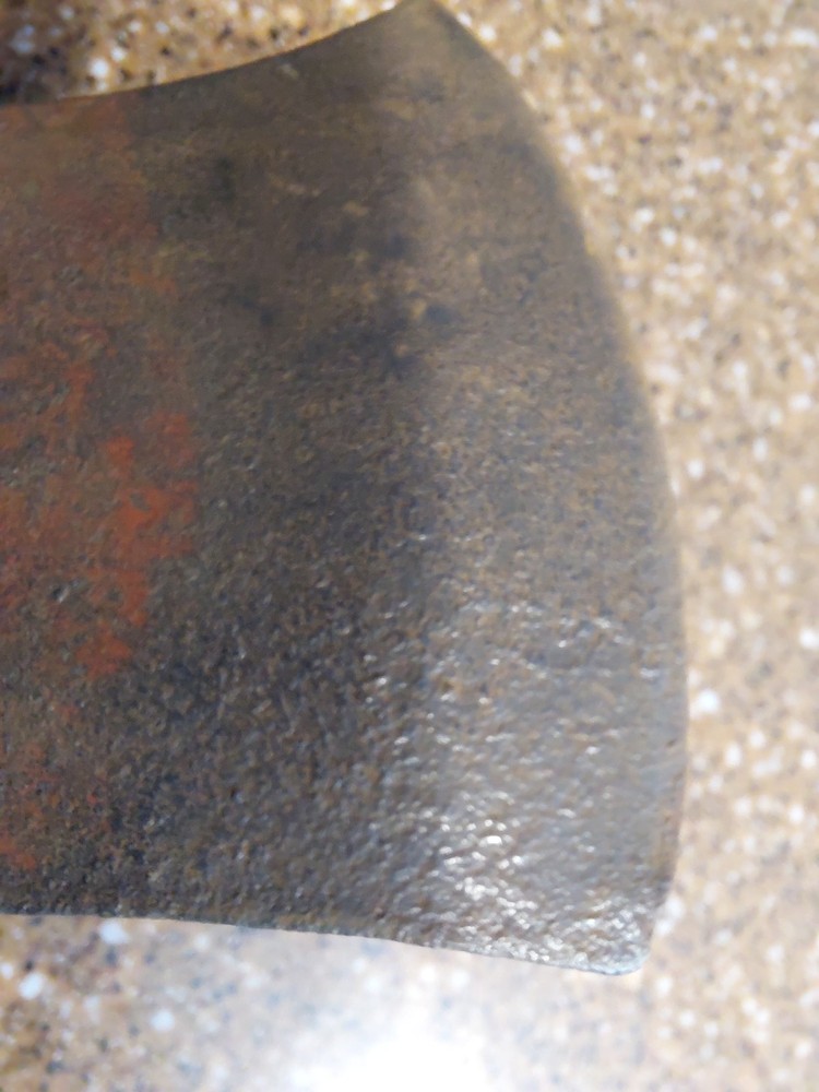 UNBRANDED - DOUBLE BIT AXE WTH ORIGINAL HANDLE- some red paint