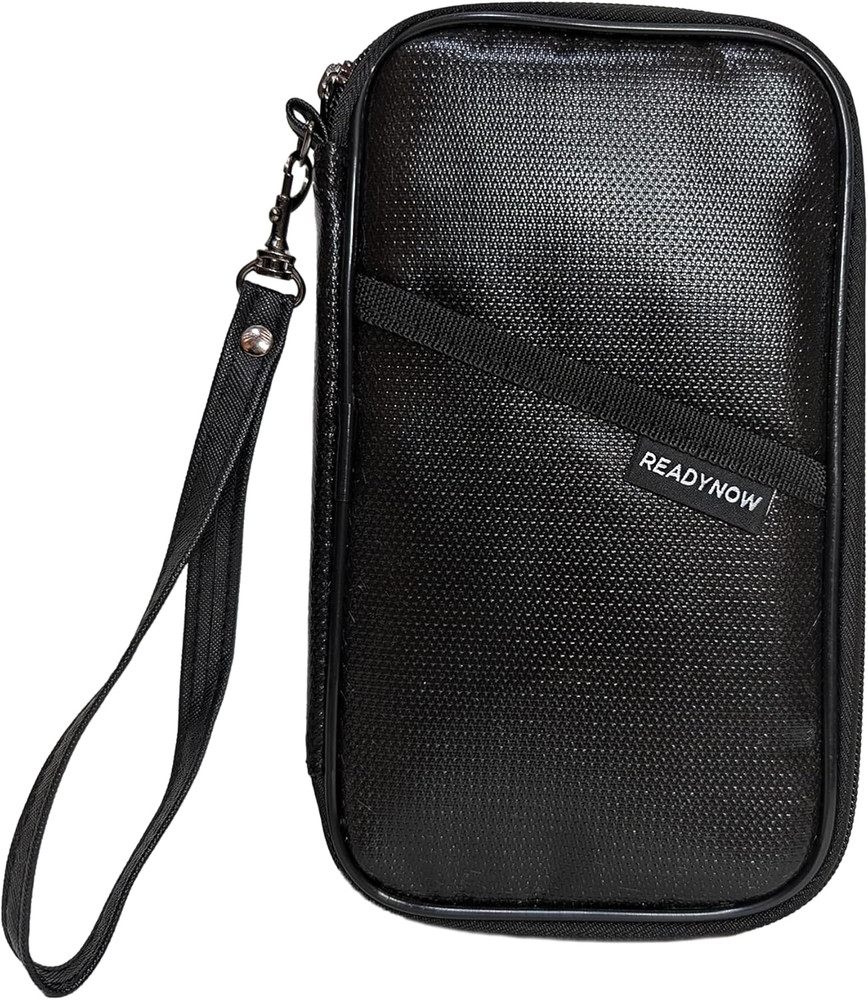 Fireproof Travel RFID Blocking Passport Holder Wallet Multi-Functional Organizer