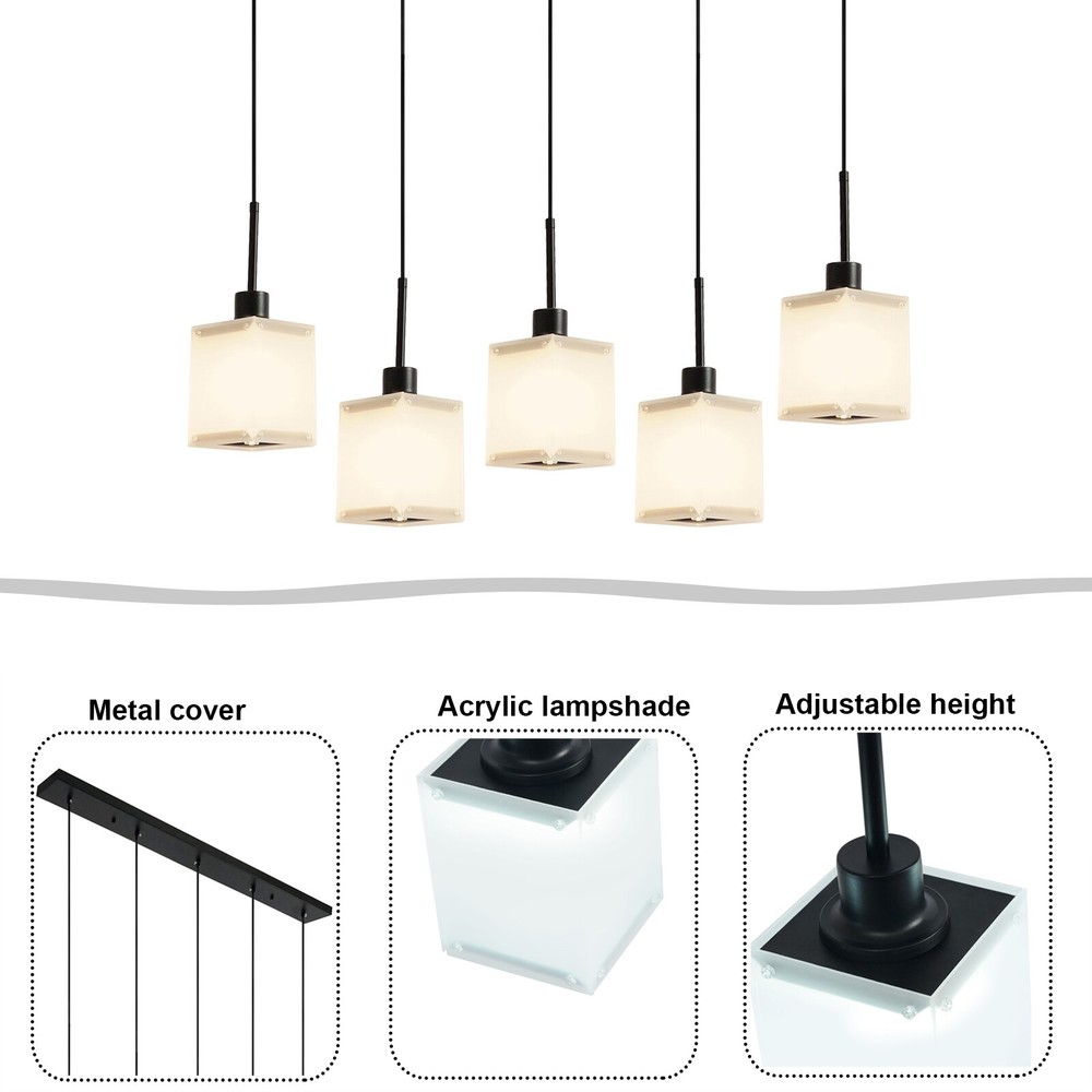 Modern 5-Light Ceiling Light Fixture Ceiling Mounted Light Indoor Ceiling Light.