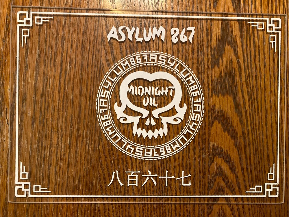 Asylum Cigar Logo Plexiglass Display