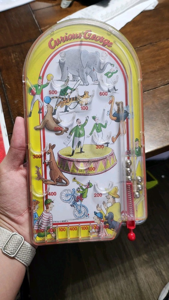Schylling Curious George Pinball Game