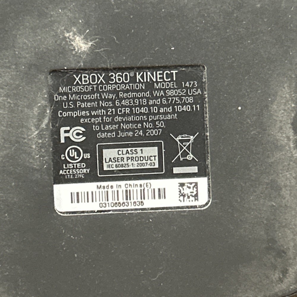 Xbox Kinect For The 360 - Tested And Works!