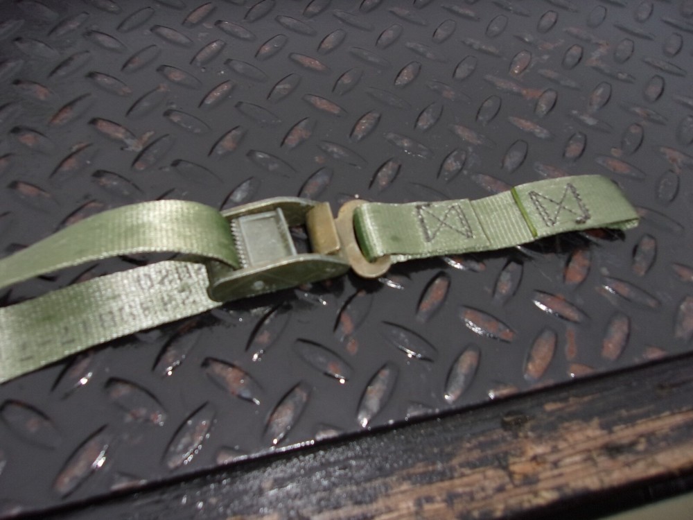 ONE.. MILITARY SURPLUS HMMWV STRAP WEBBING BUCKLE PIONEER TOOL KIT STRAP US ARMY