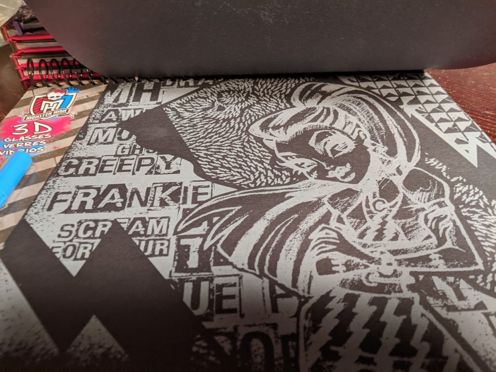 Monster High 3D Chalk Portfolio Kit