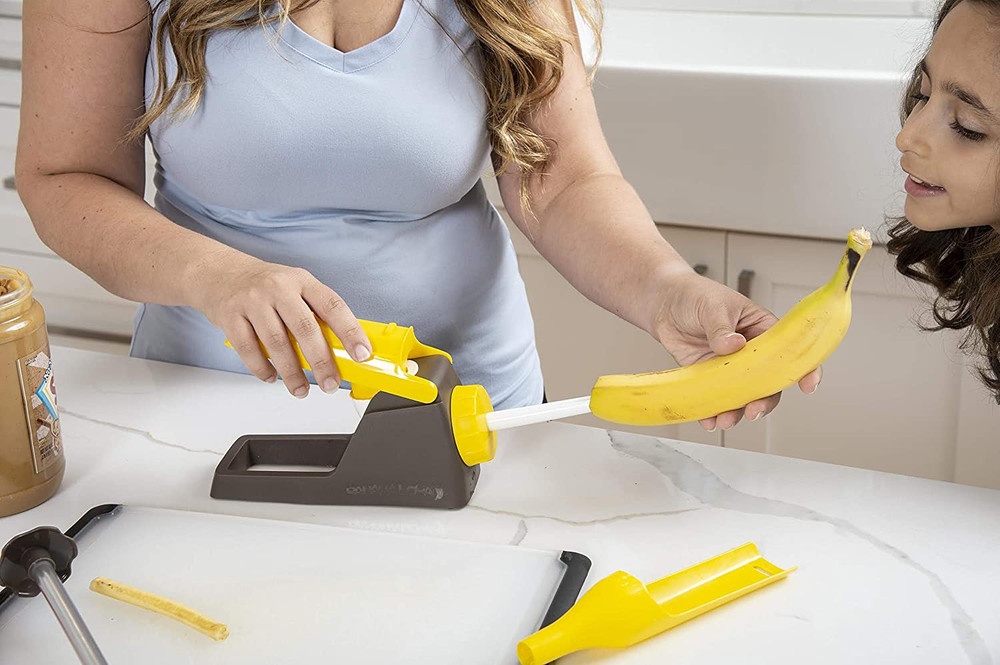 ® Kitchen Gadget - Core & Fill a Banana While Still in Its Peel
