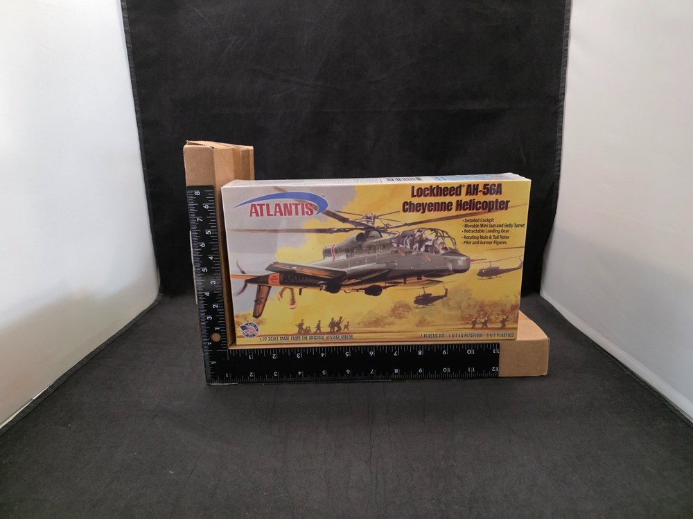 Atlantis Lockheed AH-56A Cheyenne Helicopter 1:72 Scale Plastic Model Kit A506