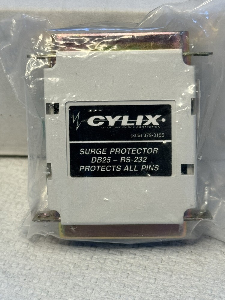 Cylix Isolated Loop Circuit Surge Protector DB25-RS232 RS-232