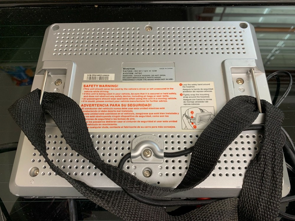 Monitor Back Seat Monitor UNTESTED NO REFUNDS