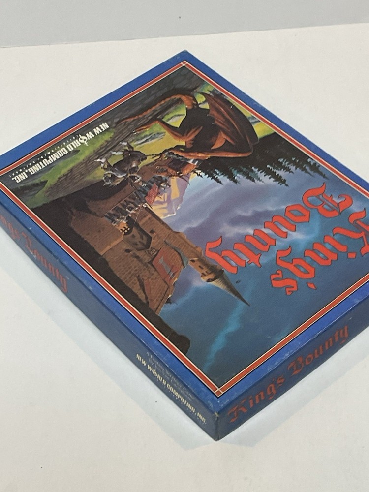 Vintage Big Box Software Kings Bounty New World Computing IBM 3.5"