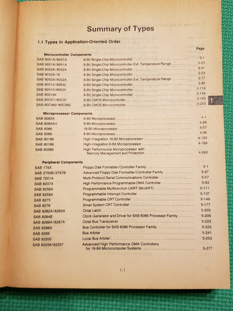 SIEMENS MICROCONTROLLERS, MICROPROCESSORS, Peripherial & Mem. Data Book 1988/89