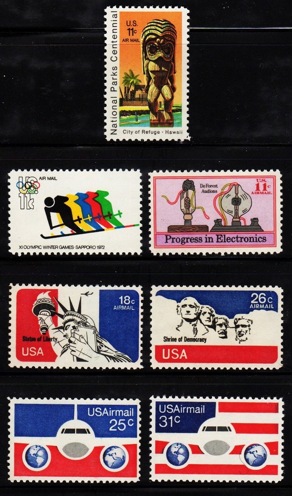 #C84 - C90  Airmail set  - MNH