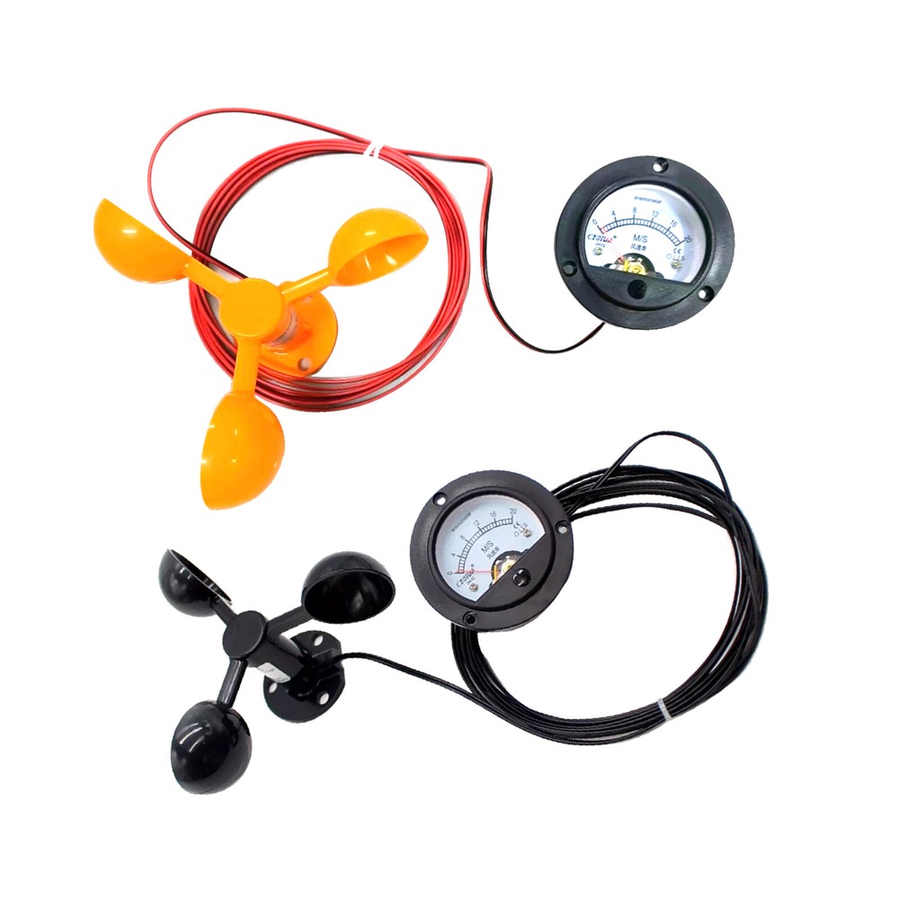 Wind Speed Sensor Tower Crane Self-Generating Type Display Unpowered Anemometer