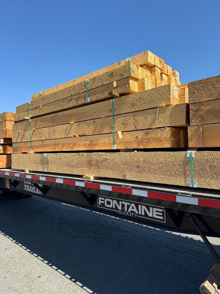6x6 Western Cedar beams