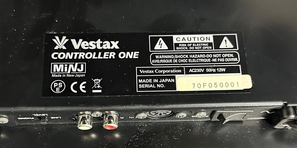 Vestax Controller One - Rare Performance Turntable Made in Japan