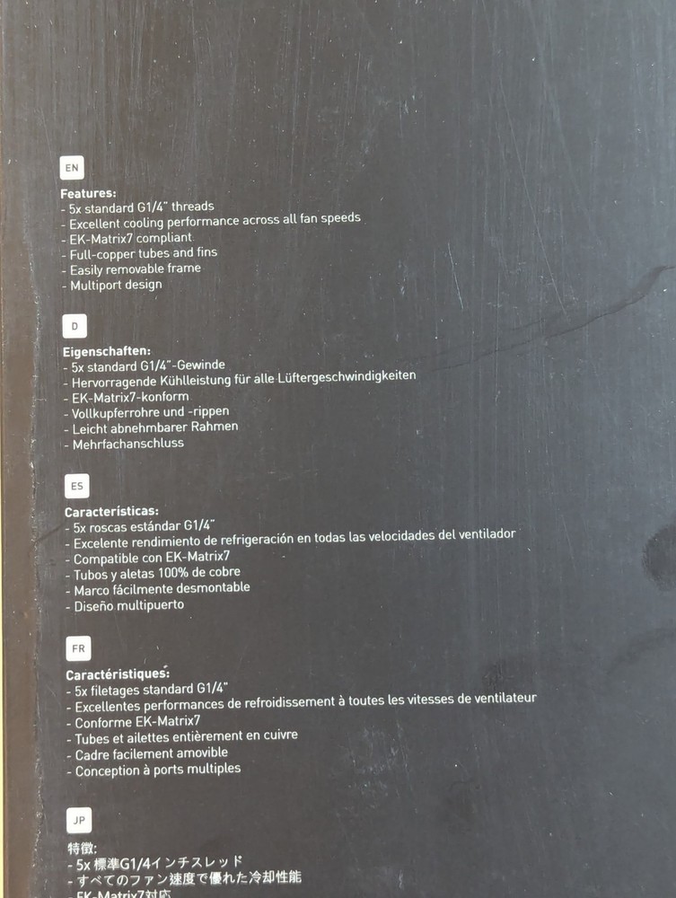 EKWB EK-Quantum Surface P480M - Black - NEW