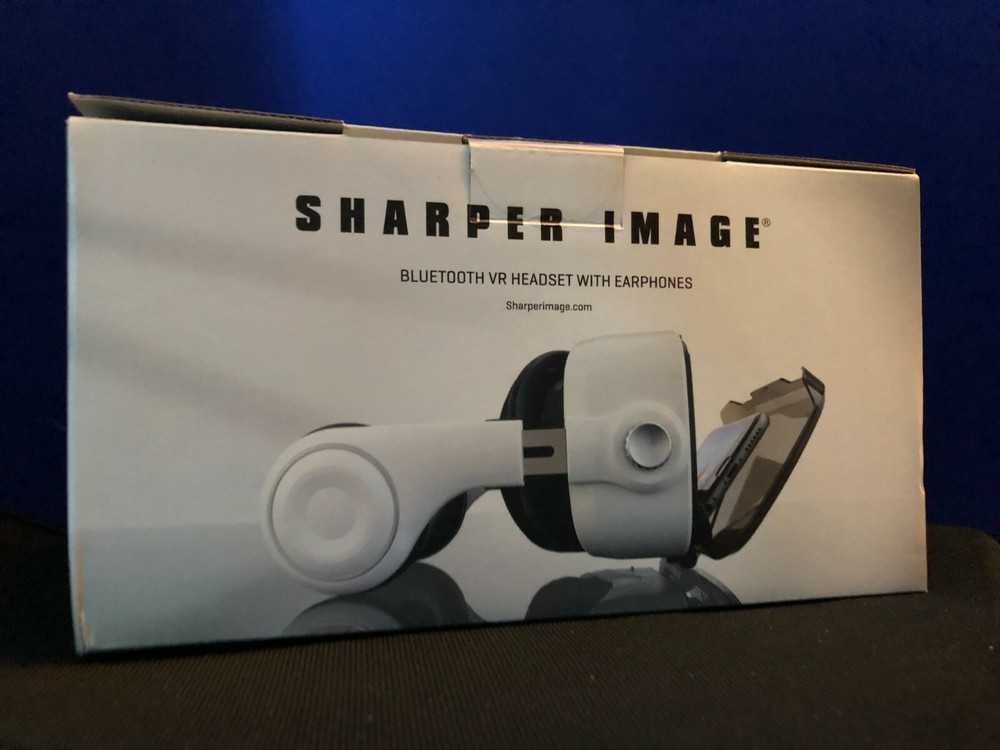 Sharper Image Bluetooth VR Headset With Earphones