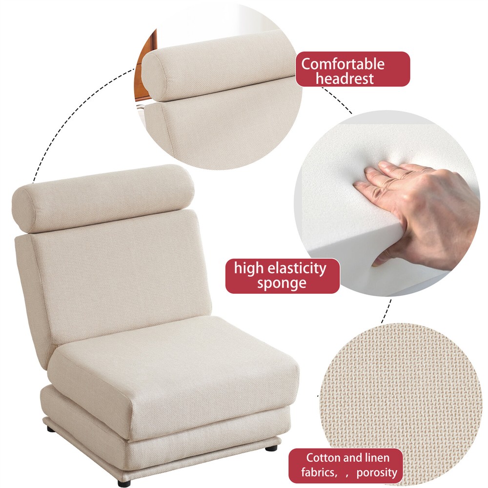Convertible Sleeper Sofa Bed Floor Couch Single Sofa Chair Folding Sofa Bed